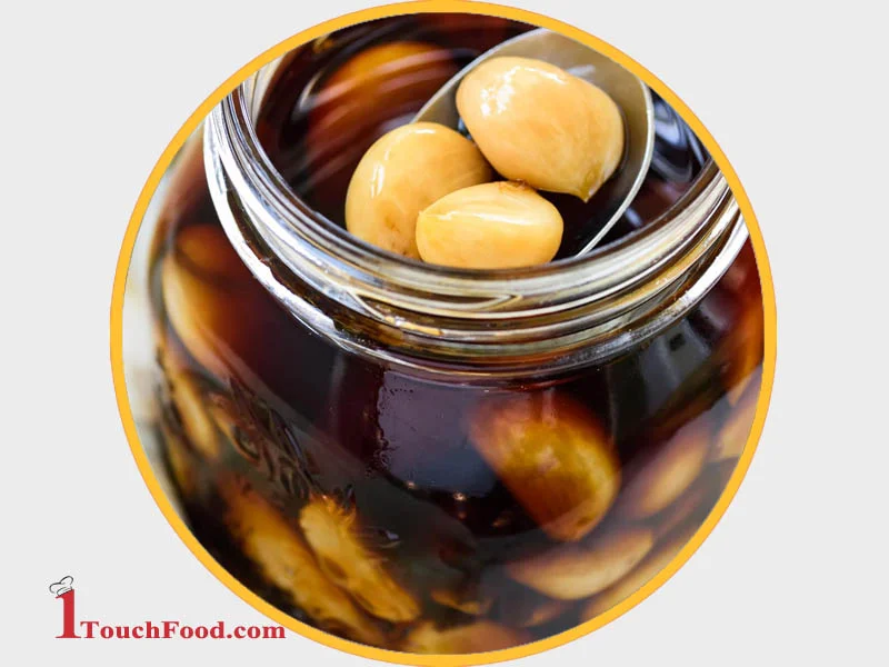 طرز تهیه ترشی سیر خوشمزه فوری 1 شیشه 3 سیر 03