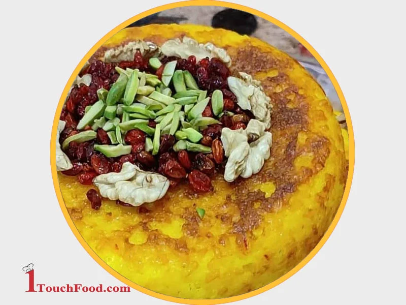 طرز تهیه ته چین مرغ مجلسی آسان 4 نفره 2 تاریخچه ته چین مرغ