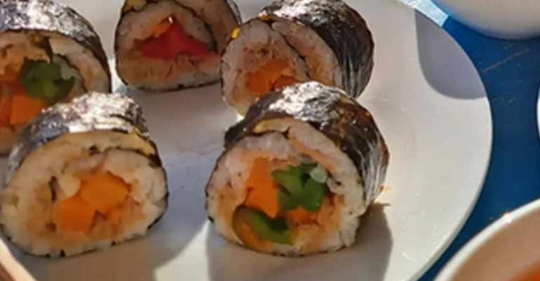 طرز تهیه سوشی اصل خوشمزه 5 نفره