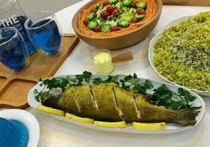 طرز تهیه ماهی قزل آلا رستورانی 3 نفره