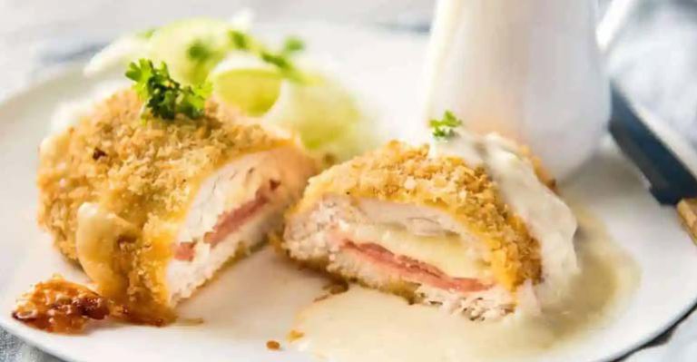 طرز تهیه کوردن بلو خانگی خوشمزه 4 نفره