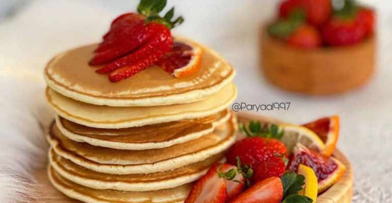 طرز تهیه پنکیک بدون شیر خوشمزه 4 نفره