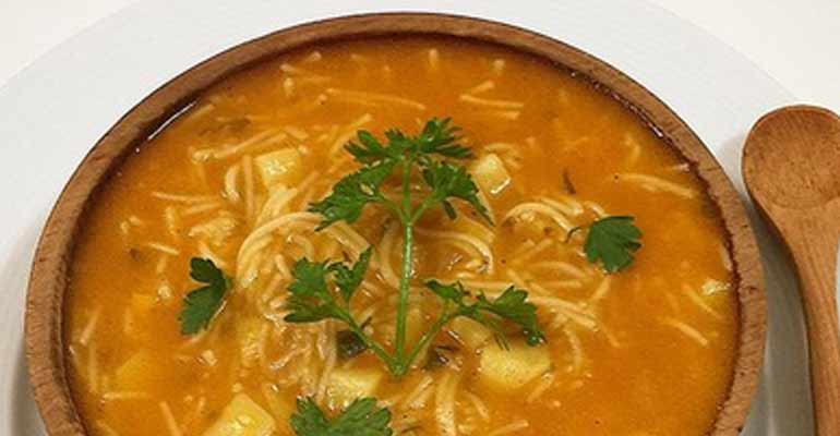 طرز تهیه سوپ ورمیشل مجلسی 4 نفره با فیلم - آموزش آنلاین آشپزی