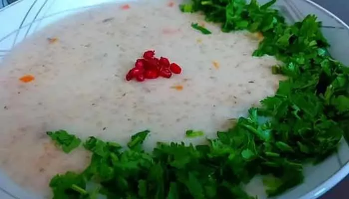 Как приготовить ячменный суп с молоком для ресторана на 4 персоны