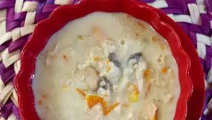 طرز تهیه سوپ جو سفید رستورانی 4 نفره 6 سفید 01