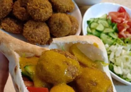 طرز تهیه فلافل لبنانی اصل 7 نفره