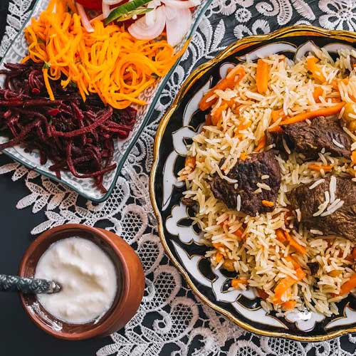 منوی لاکچری با غذاهای سنتی ایرانی