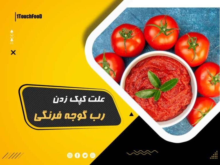 کپک زدن رب گوجه فرنگی همراه با علل