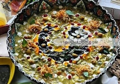 طرز تهیه آش شله قلمکار عالی برای 10 نفر با طعمی بی‌نظیر