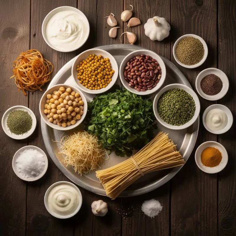 طرز تهیه آش رشته مجلسی | آموزش مرحله به مرحله مخصوص 5 نفر 3 مواد لازم برای تهیه آش رشته مجلسی