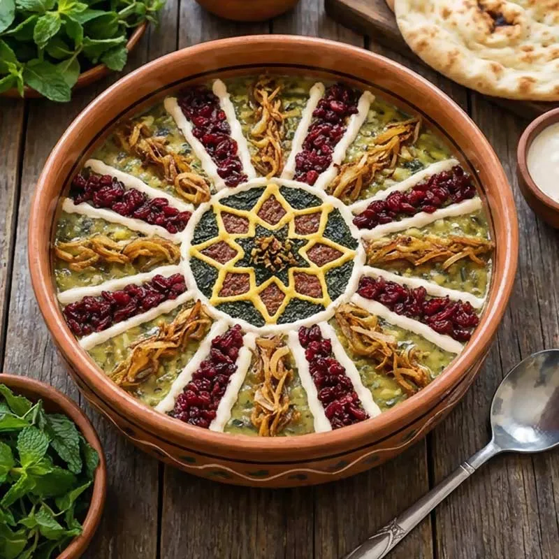 طرز تهیه آش رشته مجلسی | آموزش مرحله به مرحله مخصوص 5 نفر 5 نکات سرو و تزئین آش رشته