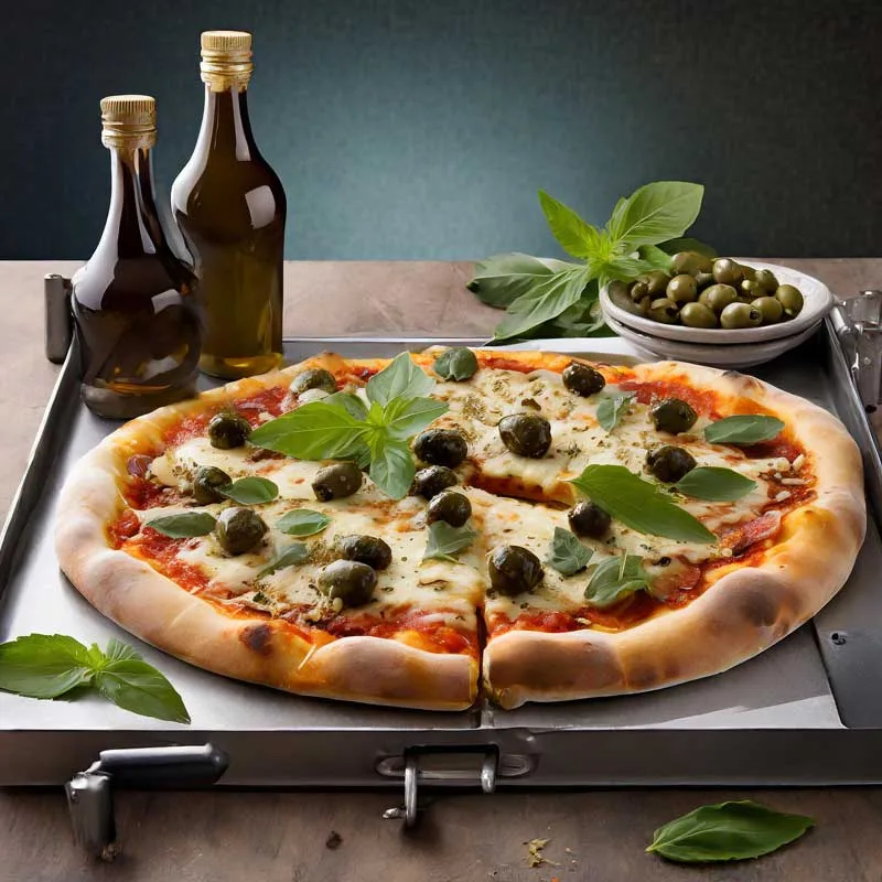 Como fazer pizza para duas pessoas com uma fritadeira a ar doméstica e profissional 1 Como fazer pizza para dois com uma fritadeira elétrica