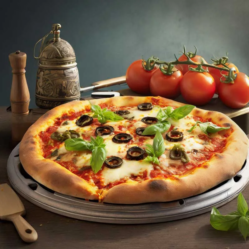 Cómo preparar pizza para dos con una freidora de aire doméstica y profesional