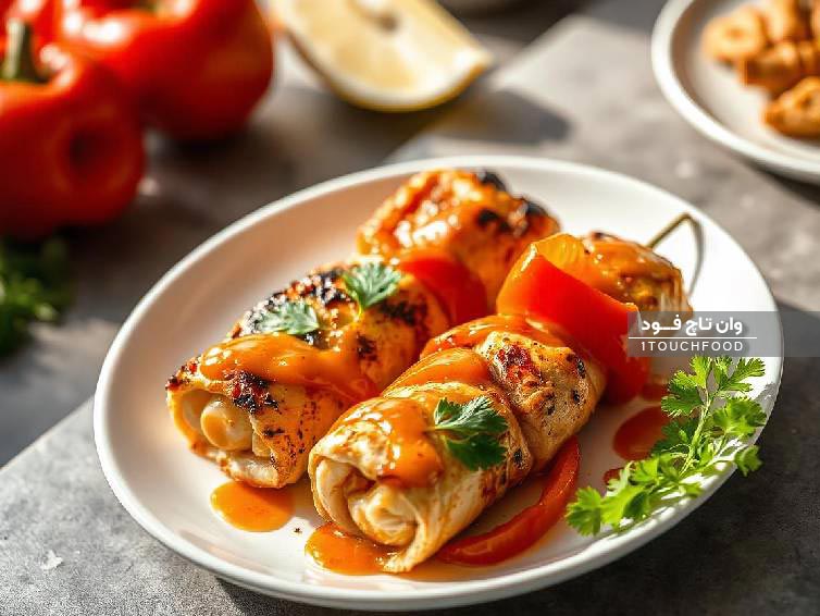 طرز تهیه جوجه کباب رولی