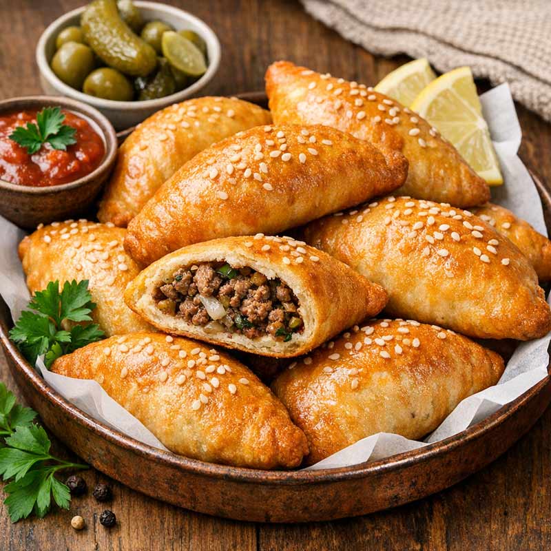 طرز تهیه پیراشکی گوشت خانگی