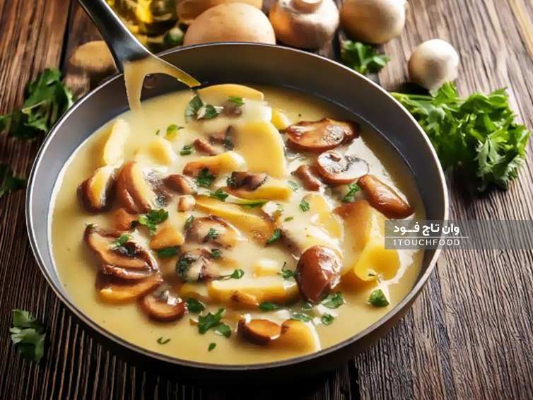  طرز تهیه سس قارچ و پنیر برای سیب زمینی مخصوص