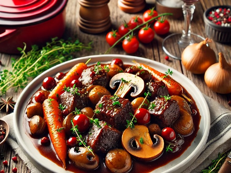 طرز تهیه بوف بورگینیون فرانسوی: یک غذای کلاسیک با طعمی بی‌نظیر