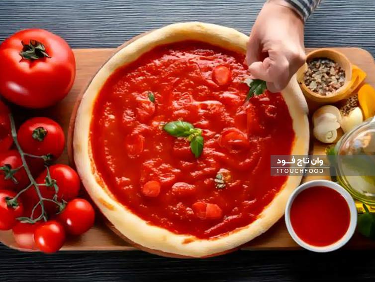 سس گوجه پیتزا