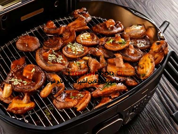 طرز تهیه قارچ با هواپز: سریع و خوشمزه