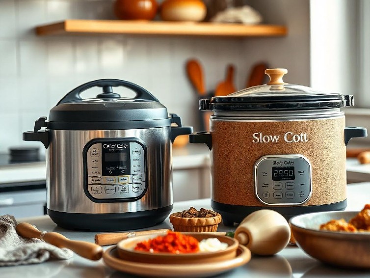 La diferencia entre una olla a presión y una olla de cocción lenta radica en los tipos de alimentos que se pueden preparar.