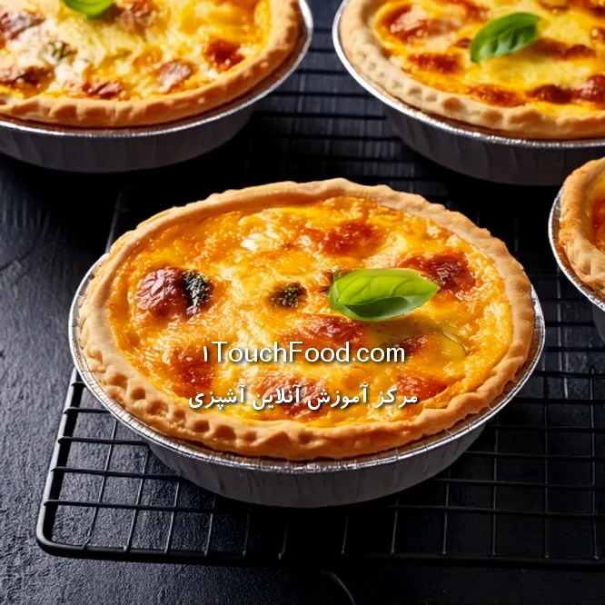 مینی کیش لورن با طعم کلاسیک