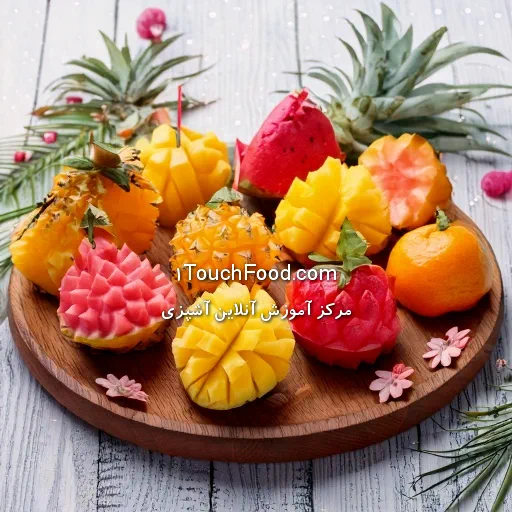 میوه‌های لقمه‌ای با تزئین خلاقانه