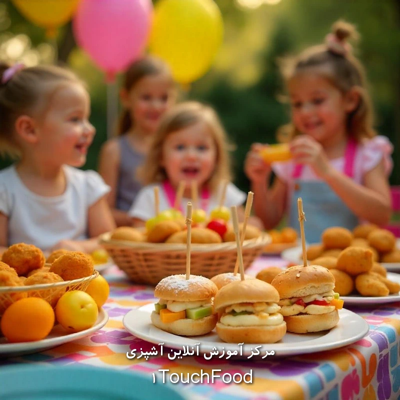 فینگرفودهای کم هزینه برای تولد کودکان: ایده‌های خلاقانه و جذاب(اسکیما)
