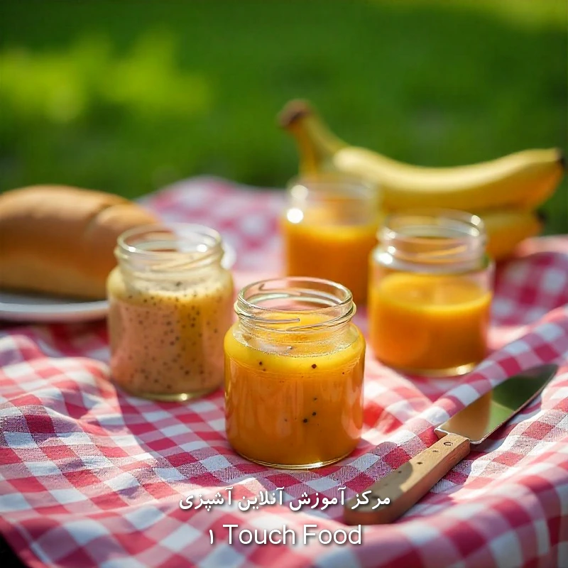 مربای موز و تخم شربتی