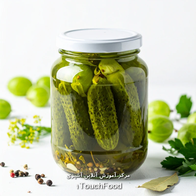 7 دستور پخت با گوجه سبز برای بهار + ترفندهای آشپزی 8 ترشی فوری گوجه سبز