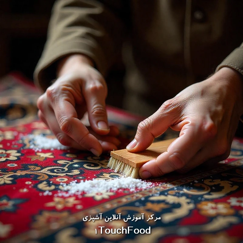 بهترین روشها برای تمیز کردن لوازم قدیمی (کامل و فوری) 2 تمیز کردن فرشهای دستباف