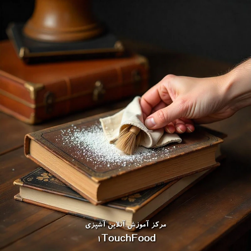 بهترین روشها برای تمیز کردن لوازم قدیمی (کامل و فوری) 5 تمیز کردن کتابهای قدیمی