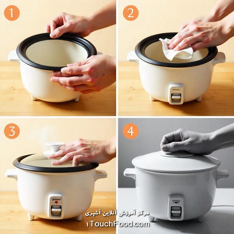 راهنمای نگهداری صحیح از پلوپز برای جلوگیری از سخت‌شدن تمیزکاری