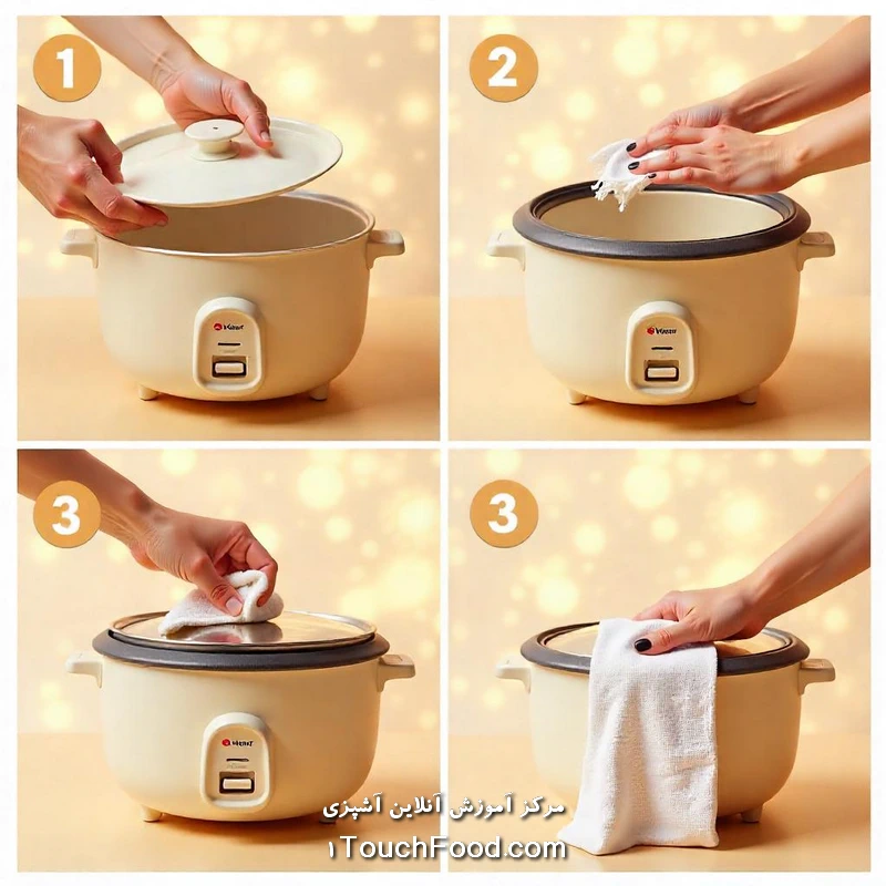 راهنمای نگهداری صحیح از پلوپز برای جلوگیری از سخت‌شدن تمیزکاری