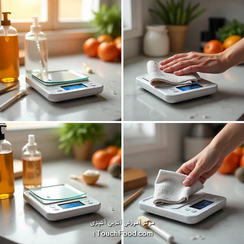 تمیز کردن ترازوی آشپزخانه: راهنمای جامع برای نگهداری و بهداشت