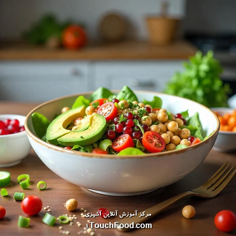طرز تهیه بهترین سالادهای وگان | سالم، ساده و خوشمزه و رژیمی 9 راهنمای تهیه سالادهای وگان در خانه