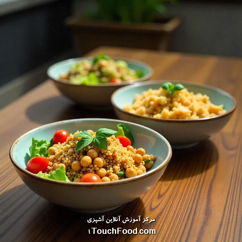 طرز تهیه بهترین سالادهای وگان | سالم، ساده و خوشمزه و رژیمی 5 انواع سالادهای وگان: گزینههایی برای هر سلیقه