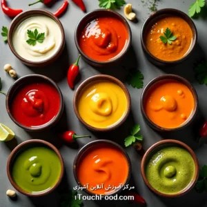 آموزش آنلاین آشپزی وان تاچ فود 22 طرز تهیه انواع سس های ساندویچ | 10 رسپی خوشمزه و خانگی