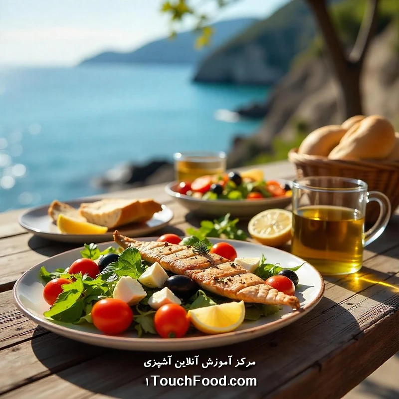مواد اولیه کلیدی در غذاهای مدیترانه‌ای سالم