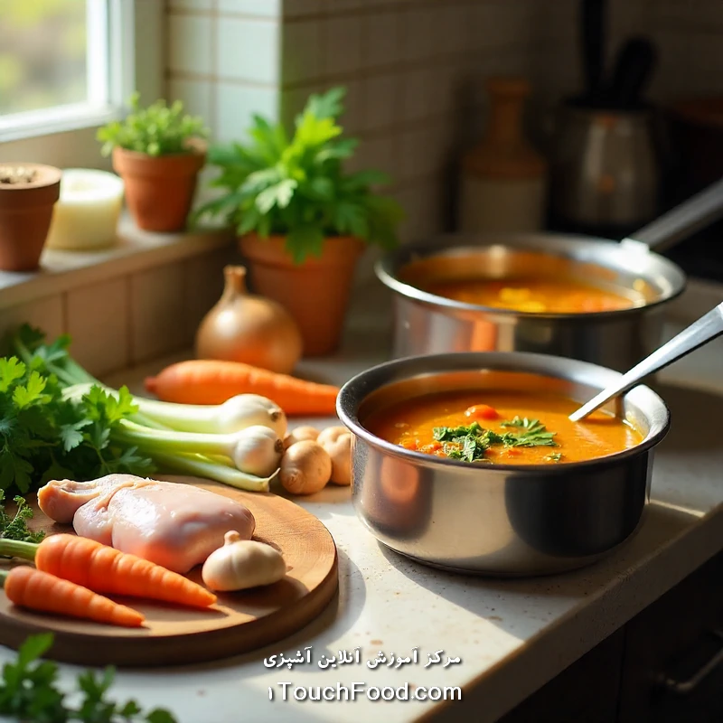 Cómo preparar una sopa de pollo sencilla: una comida rápida y nutritiva