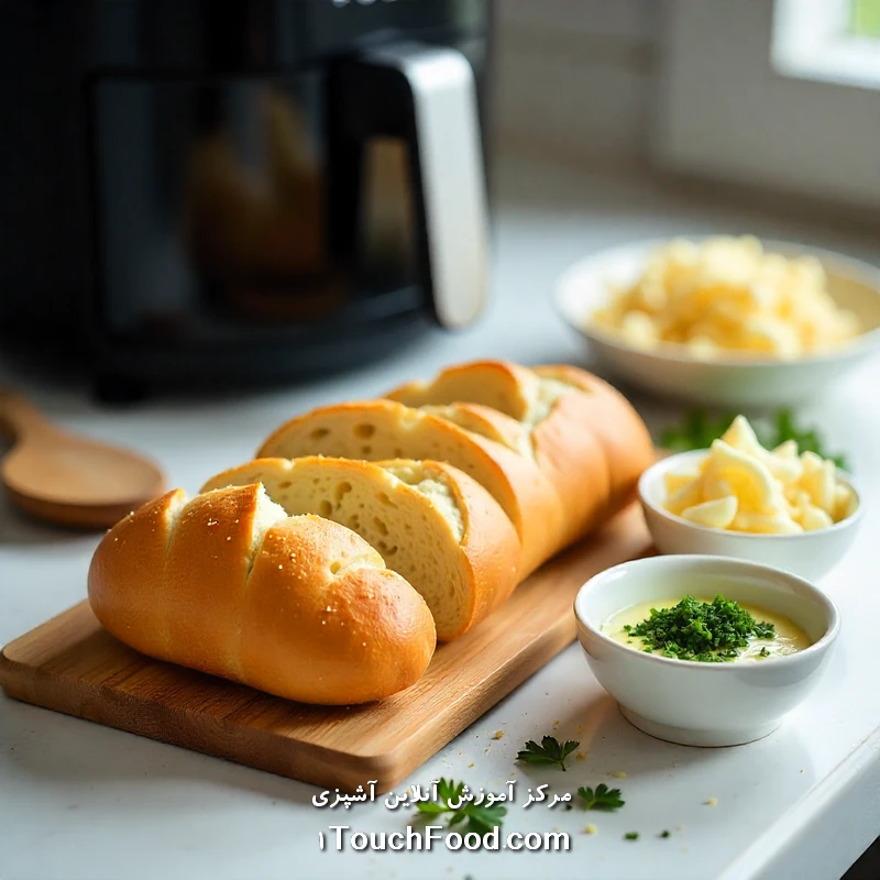 Pasos para hacer pan de ajo con una olla de aire