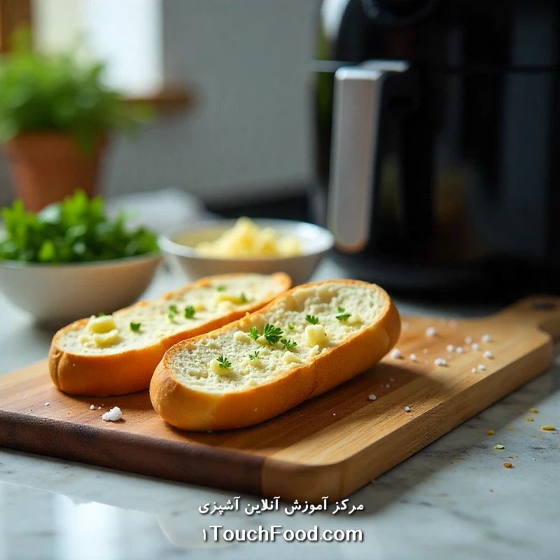 Pasos para hacer pan de ajo con una olla de aire