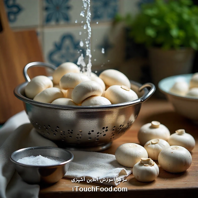 بهترین روش شستن قارچ: راهنمای کامل و کاربردی