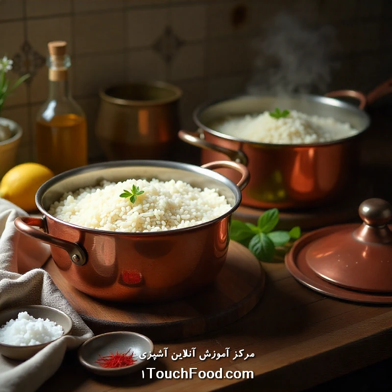 روش‌های پخت برنج بدون چسبندگی: راهنمای جامع برای آشپزی ایرانی