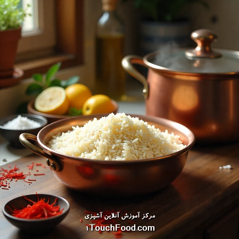 روش‌های پخت برنج بدون چسبندگی: راهنمای جامع برای آشپزی ایرانی