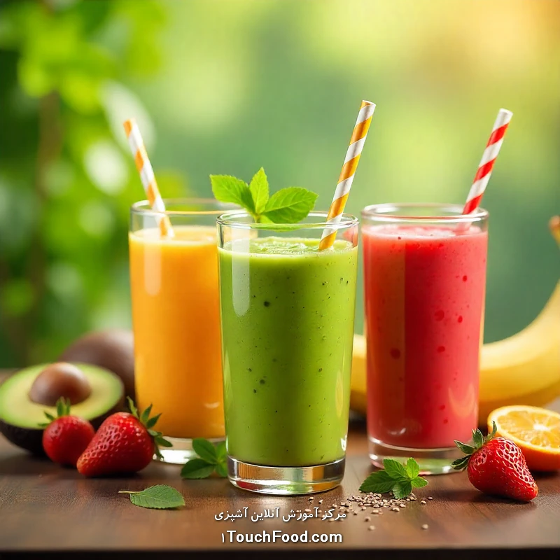 طرز تهیه انواع اسموتی رژیمی: دستورهای ساده، سالم و کم‌کالری