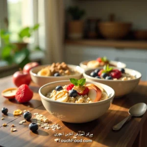 آموزش آنلاین آشپزی وان تاچ فود 34 طرز تهیه انواع اوتمیل برای لاغری | ساده، مقوی و چربی سوز