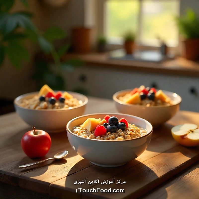 طرز تهیه انواع اوتمیل برای لاغری | ساده، مقوی و چربی سوز 4 طرز تهیه انواع اوتمیل برای لاغری: 10 دستور پخت متنوع و سالم