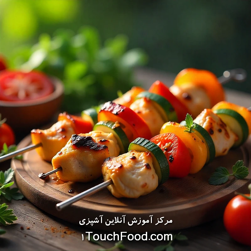 طرز تهیه انواع جوجه کباب سبزیجات | 10 مدل خوشمزه و سالم در خانه