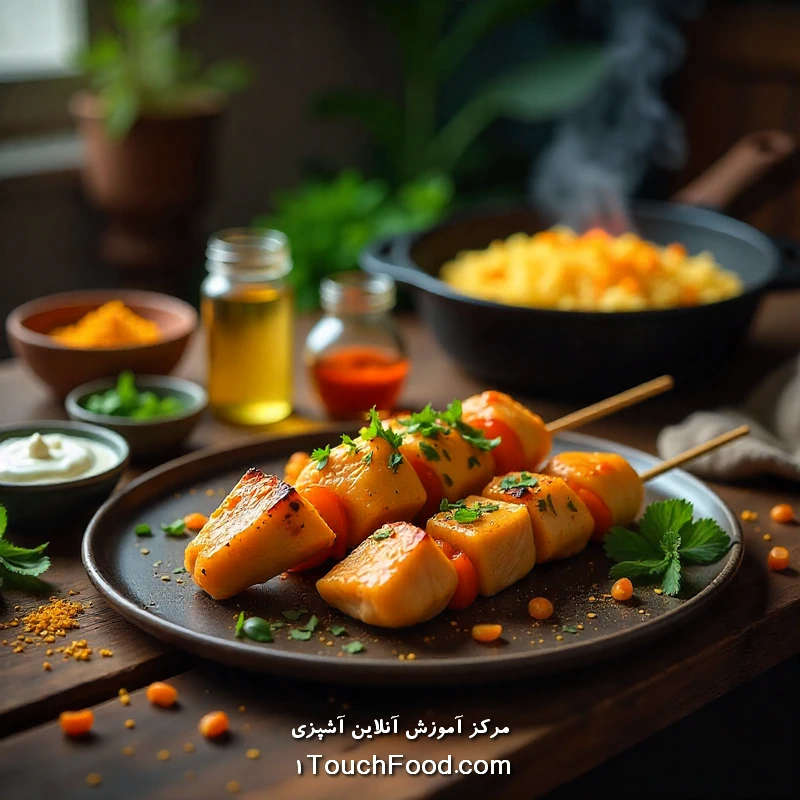 طرز تهیه انواع جوجه کباب طعم دار | 10 طعم جذاب و متفاوت 8 جوجه کباب با سس سویا و عسل (سبک آسیایی)