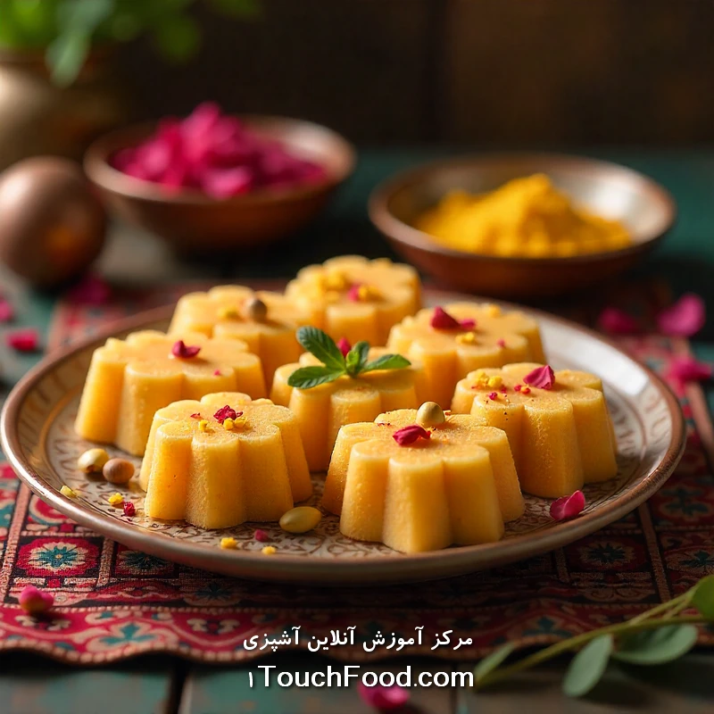 طرز تهیه انواع حلوا با آرد برنج | 10 مدل خوشمزه و سنتی 4 مرحله دوم: طرز تهیه انواع حلوا با آرد برنج